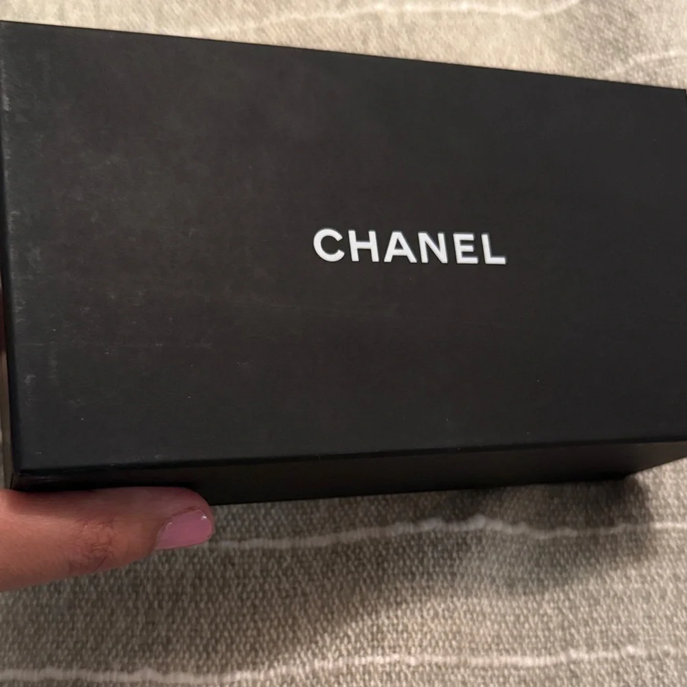CHANEL Sunglasses  Black Gift Box with instructions and white envelope